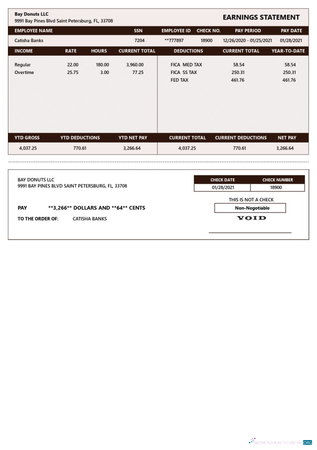 Download Bay Donuts LLC Playstub Photoshop template